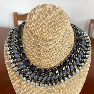 Stella & Dot Tempest Bib Statement Collar Necklace